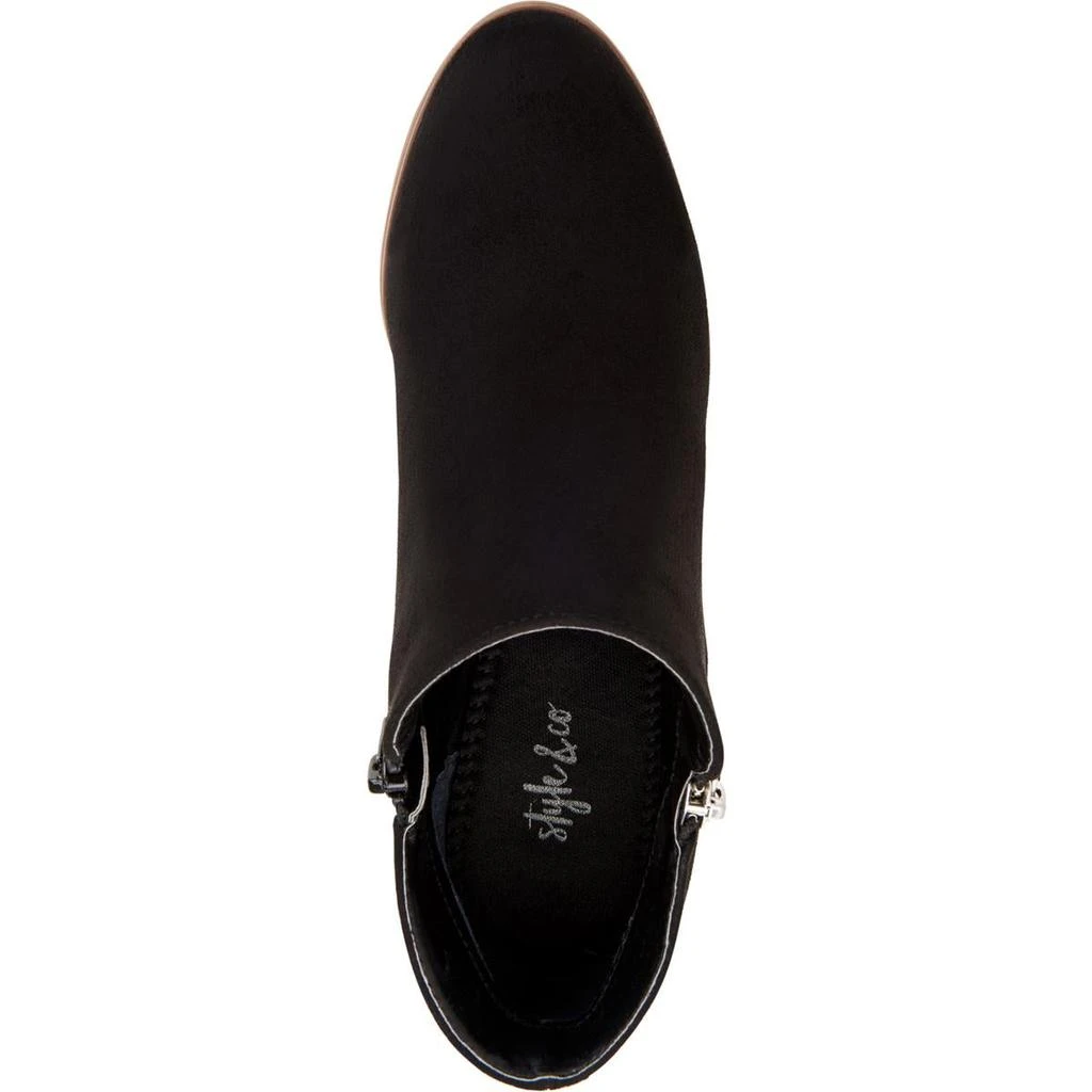 Style & Co. Womens Masrinaa Block Heel Booties 商品