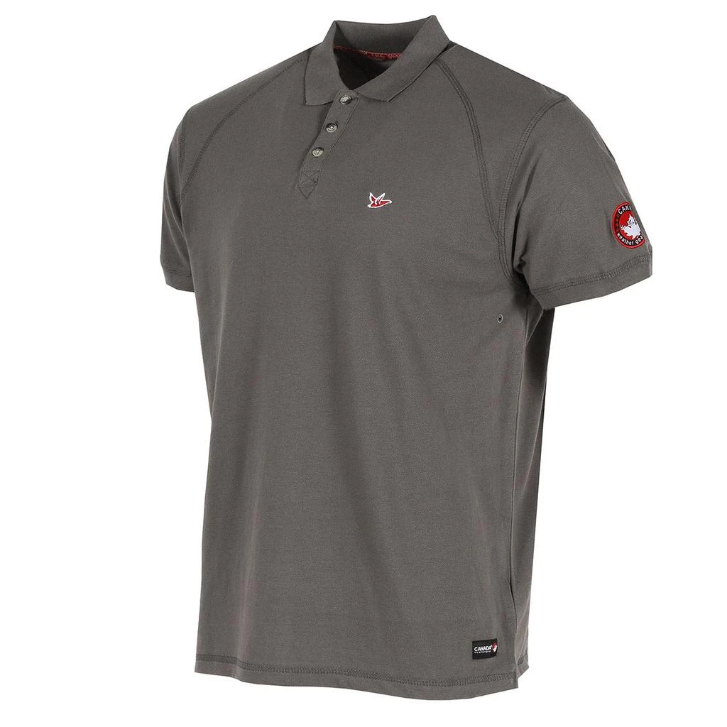 Canada Weather Gear Men's Pique Polo with Ribbed Collar and Cuff 商品