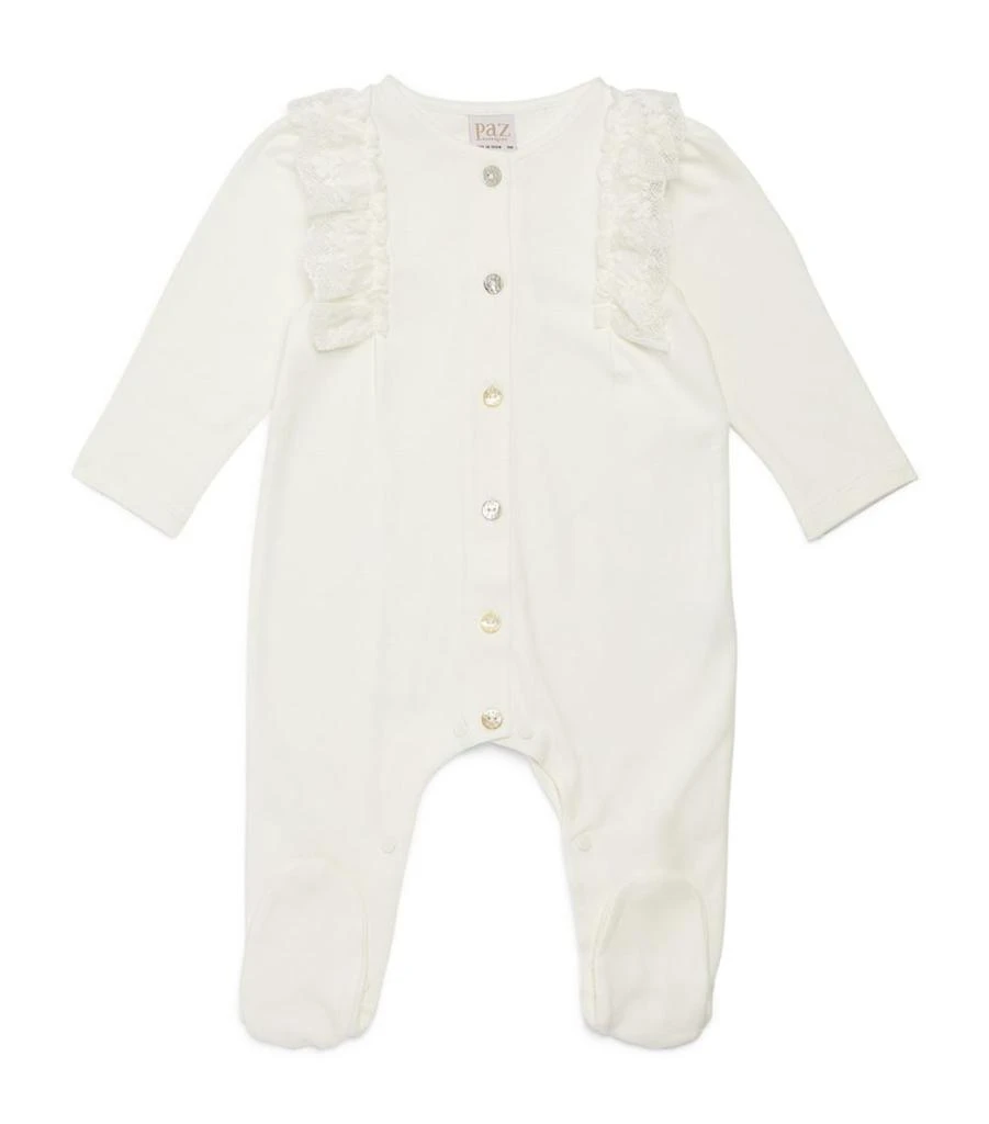 商品Paz Rodriguez|Lace-Detail All-In-One (0-12 Months),价格¥449,第1张图片