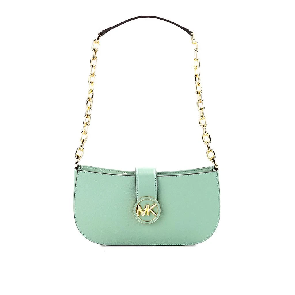 商品Michael Kors|Carmen Small Sea  Leather Pouchette Shoulder Crossbody Women's Purse,价格¥1828,第1张图片