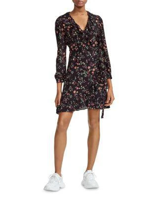 商品Maje|Rosalio Wrap Dress,价格¥1113,第1张图片