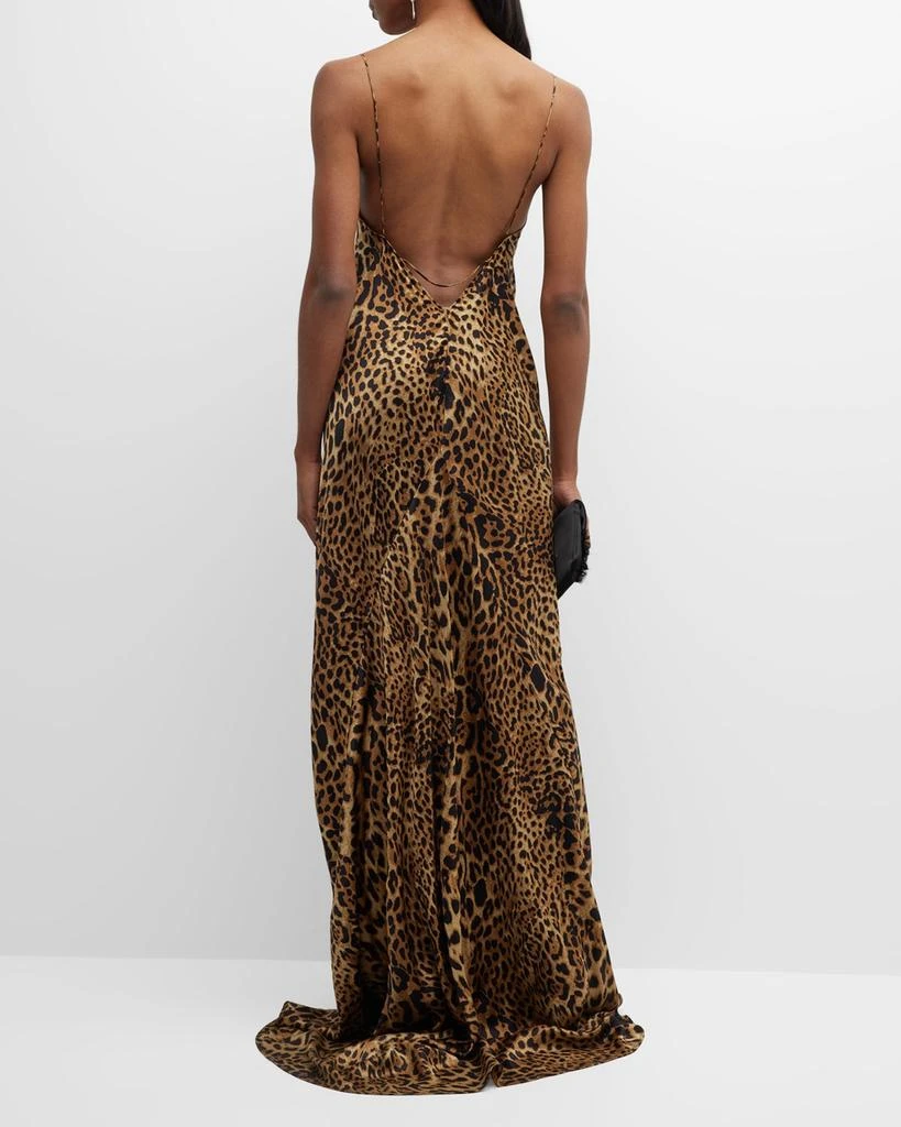 Elizabeth Leopard Print Silk Gown 商品