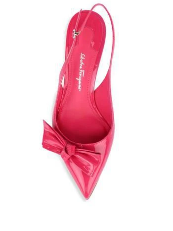 商品Salvatore Ferragamo|Aulla Slingback Leather Pumps,价格¥5398,第4张图片详细描述