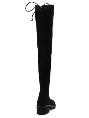 商品Stuart Weitzman|Flannery Suede Over The Knee Boots,价格¥1711,第3张图片详细描述