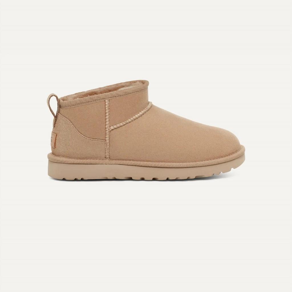 Bottes ultra mini classiques pour femmes couleur sable image 2