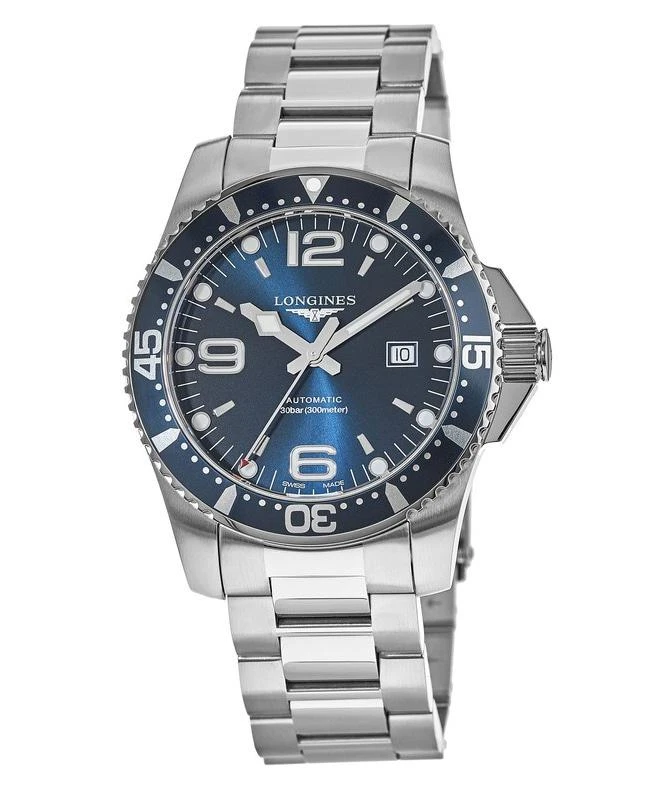 商品Longines|Longines HydroConquest Blue Dial Stainless Steel Men's Watch L3.841.4.96.6,价格¥7945,第1张图片