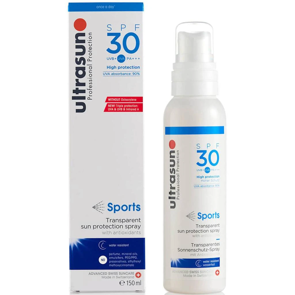 商品Ultrasun|ULTRASUN CLEAR SPRAY SPF30 - SPORTS FORMULA (150ML),价格¥246,第1张图片