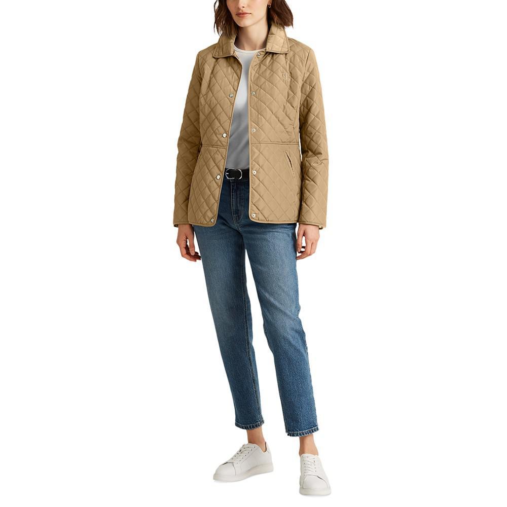 商品Ralph Lauren|Women's Petite Snap Front Quilted Coat, Created for Macy's,价格¥1267,第4张图片详细描述