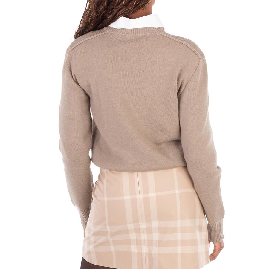 Shop Rose Embellished Wool-Blend Sweater on Sale at