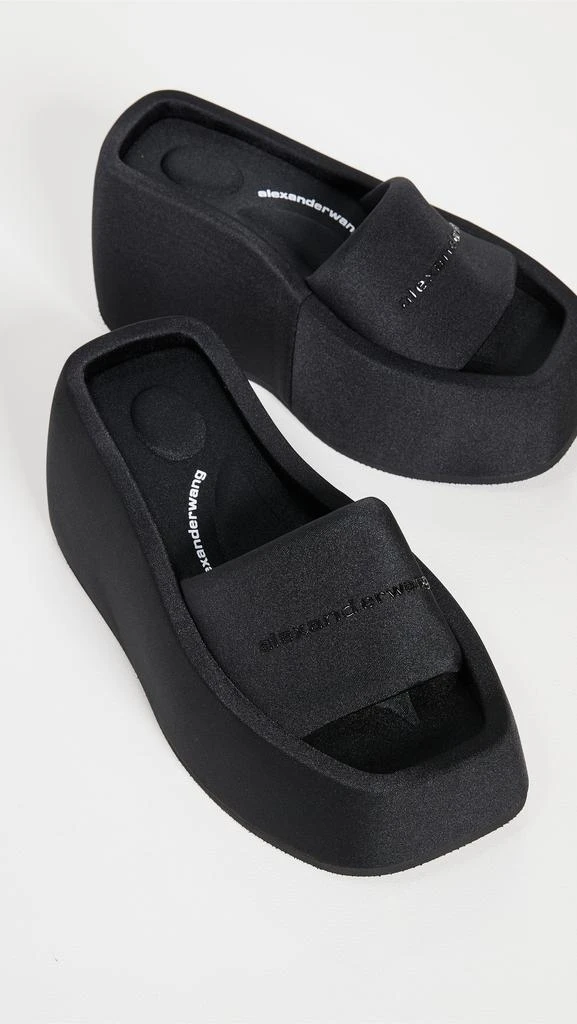 商品Alexander Wang|Alexander Wang Taji 厚底凉拖鞋,价格¥1318,第5张图片详细描述