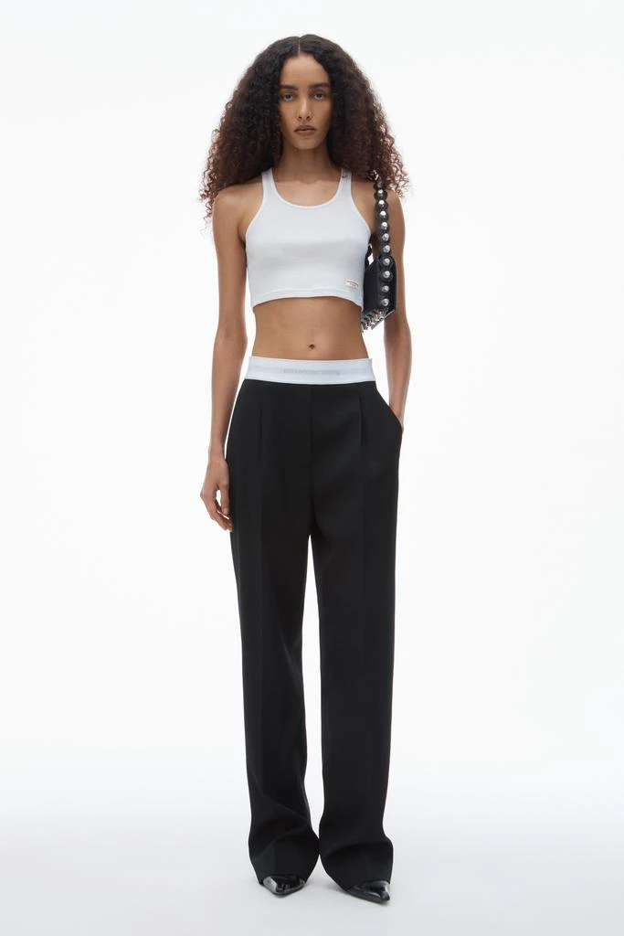 商品Alexander Wang|PLEATED TROUSER IN WOOL TAILORING,价格¥4491,第1张图片