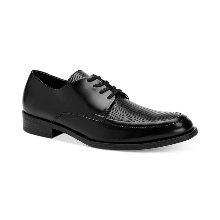 商品Calvin Klein|Men's Draven Box Leather Oxfords,价格¥313,第1张图片