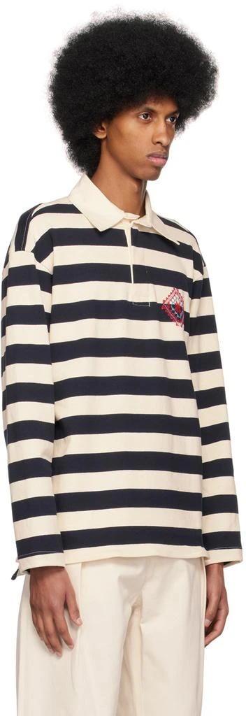 商品ADISH|Off-White & Navy Kharaz Polo,价格¥1295,第2张图片详细描述