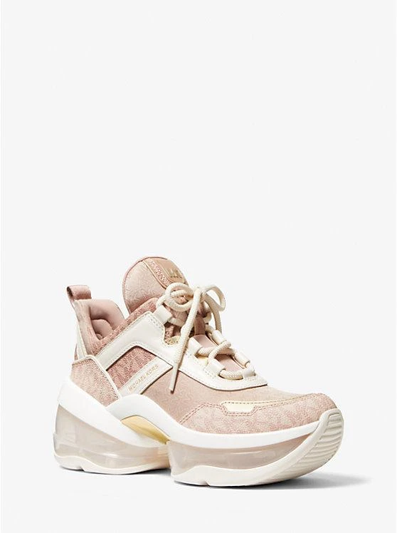 商品Michael Kors|Olympia Extreme Color-Block Jacquard and Logo Trainer,价格¥557,第1张图片