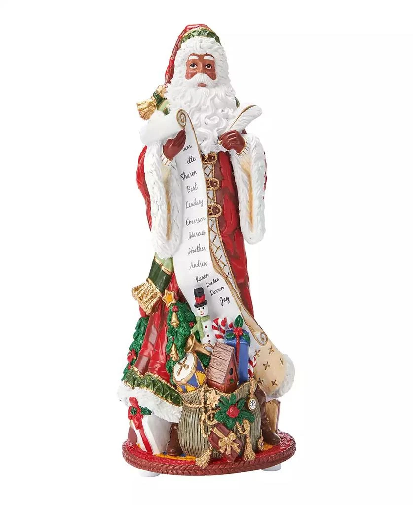 商品Fitz and Floyd|Holiday Home African Santa Musical Figurine, 10.75-in,价格¥524,第1张图片