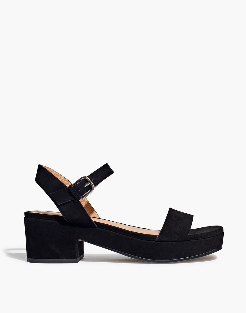 The Lina Platform Sandal in Suede商品第2张图片规格展示