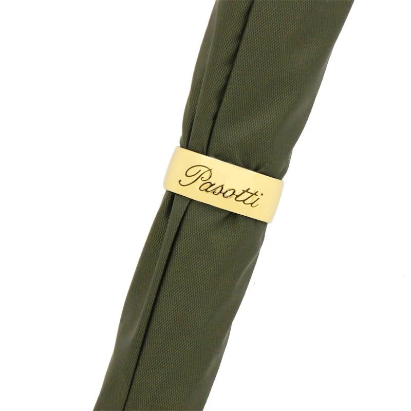 商品PASOTTI|Pasotti 葩莎帝 绿色伞面 狐狸手柄 晴雨伞,价格¥4133,第3张图片详细描述