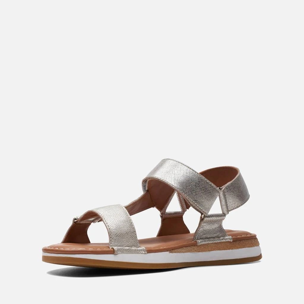 商品Clarks|Clarks CraftSun Sport Metallic Leather Sandals,价格¥456,第3张图片详细描述