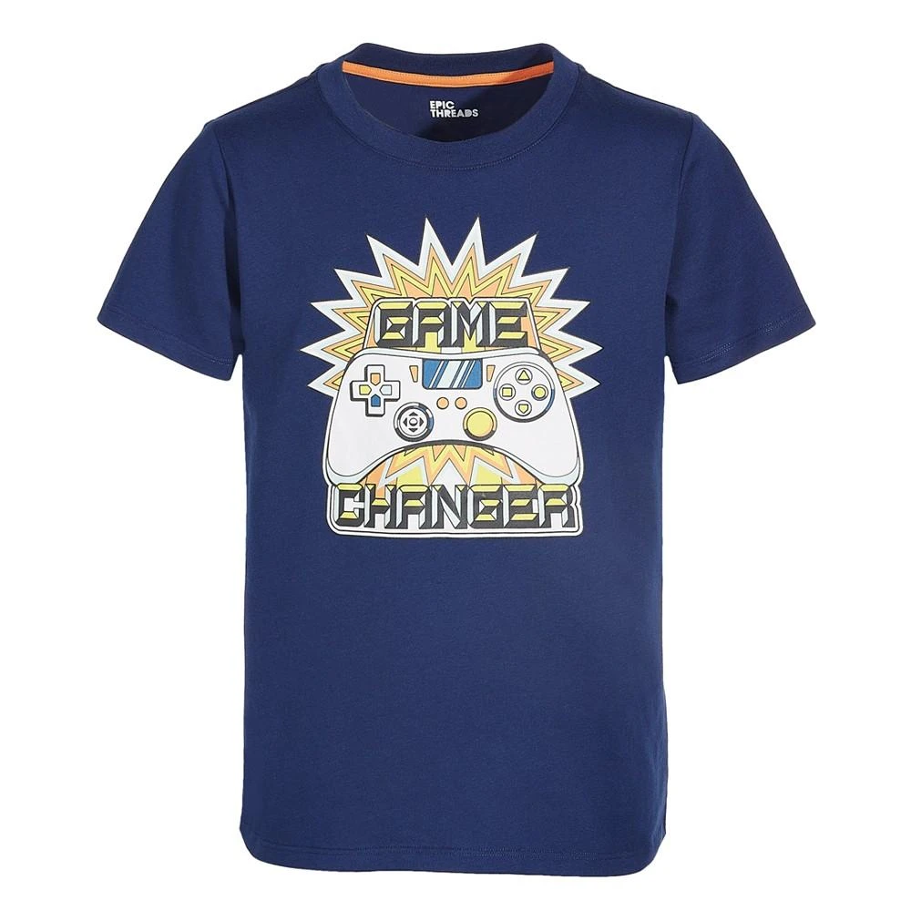 商品Epic Threads|Big Boys Game Changer Graphic T-Shirt, Created for Macy's,价格¥60,第1张图片