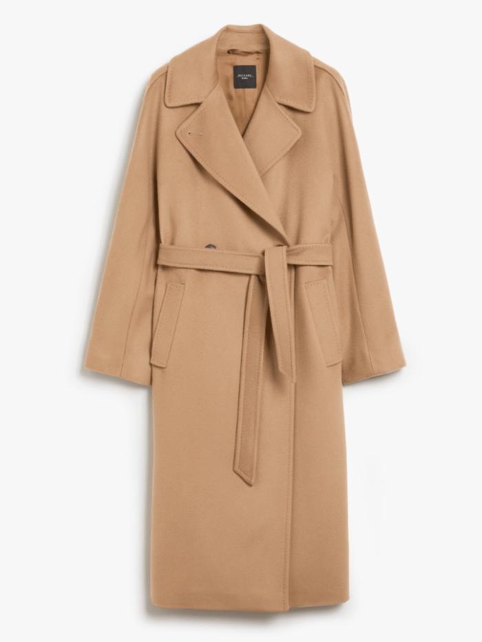 Weekend By Max Mara RESINA Camel Wool Coat商品第1张图片规格展示