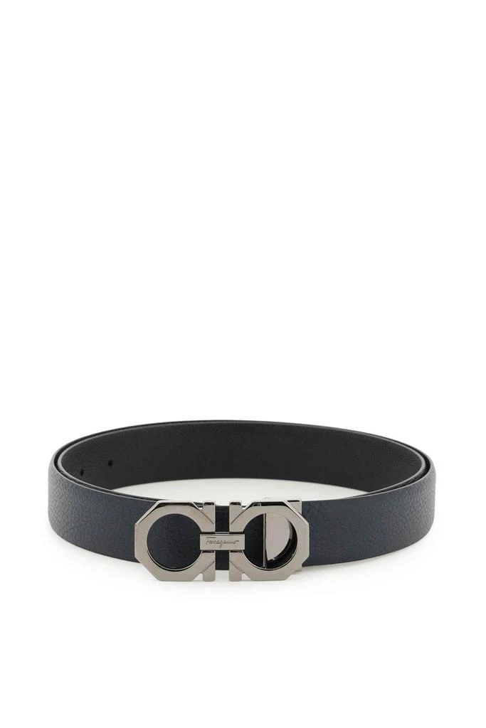 商品Salvatore Ferragamo|REVERSIBLE LEATHER BELT WITH GANCINI LOGO,价格¥3264,第1张图片