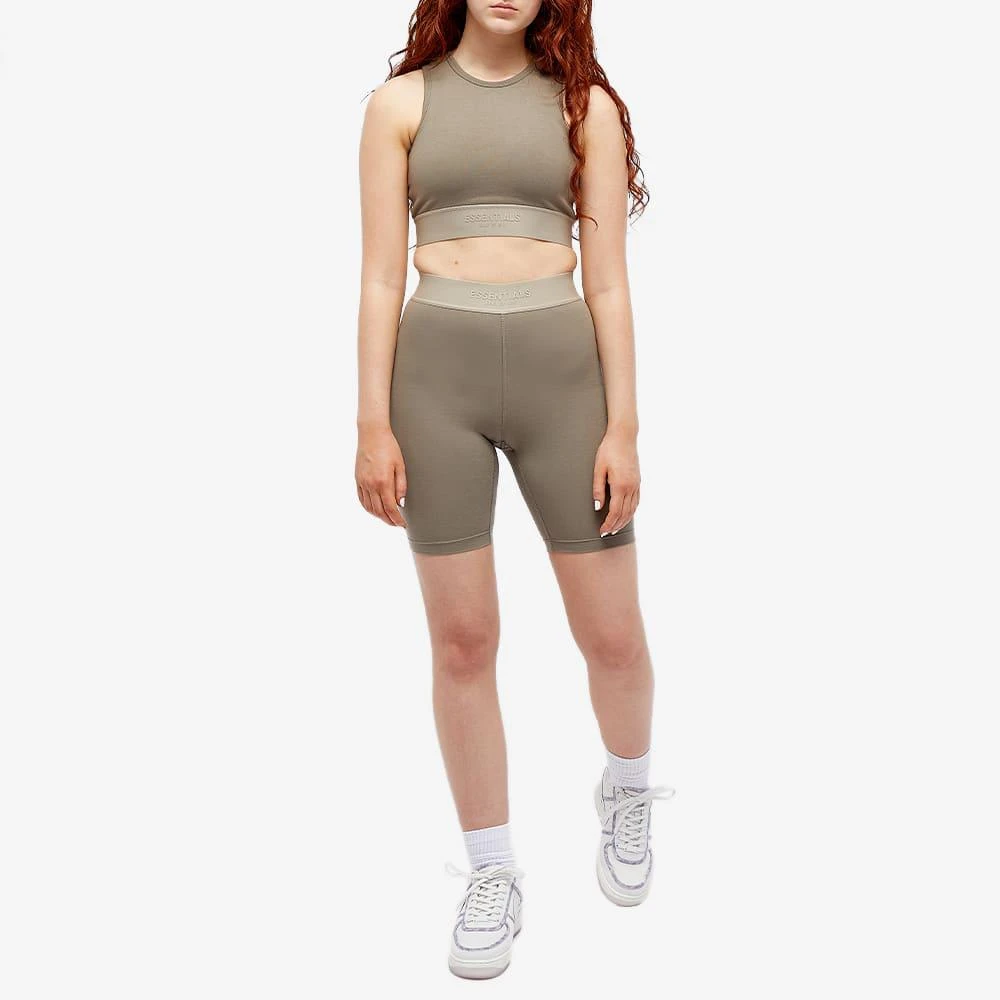 商品Essentials|FEAR OF GOD ESSENTIALS Women's Sports Cycling Short - Desert Taupe,价格¥292,第4张图片详细描述