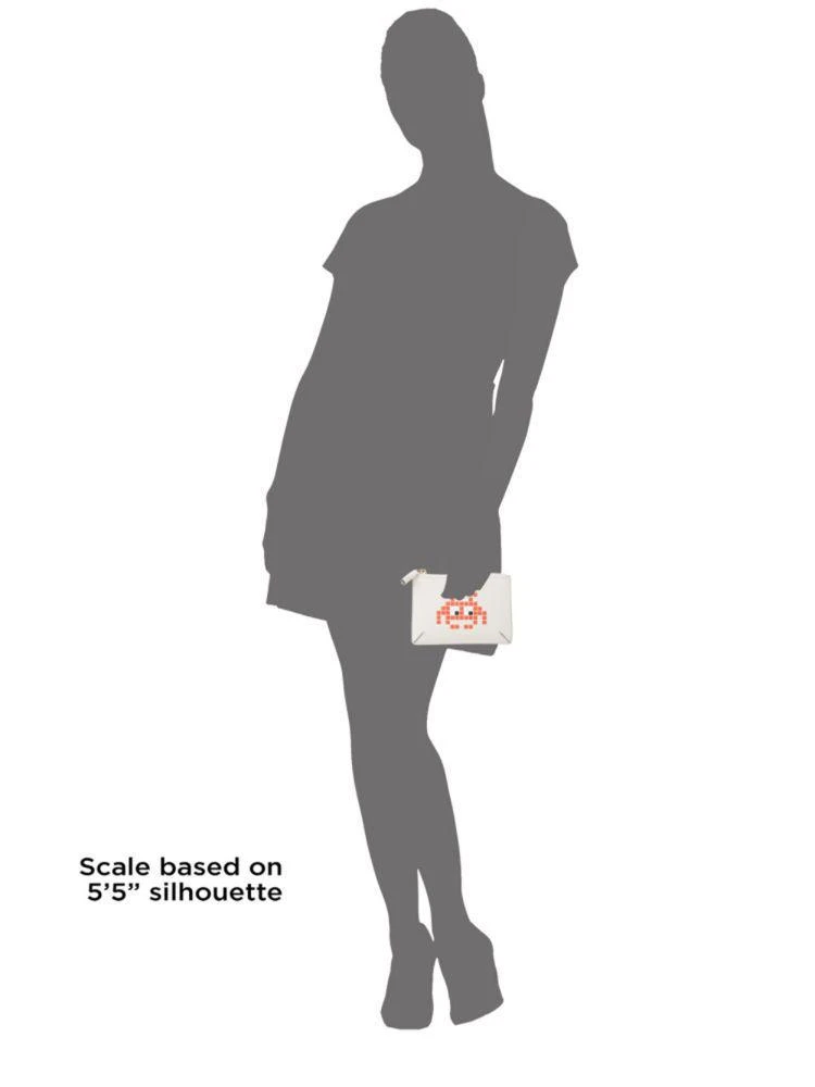 商品Anya Hindmarch|Loose Pocket Graphic Leather Pouch,价格¥810,第3张图片详细描述