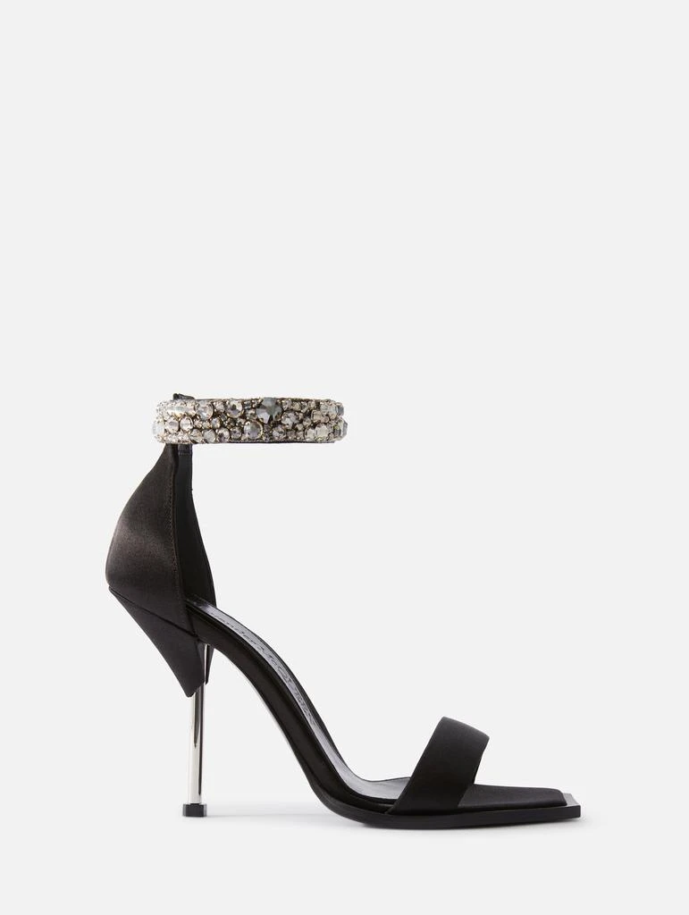 商品Alexander McQueen|Crystal Cuff Stiletto Sandal,价格¥2276,第1张图片