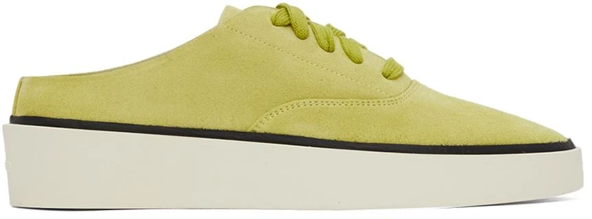 商品Fear of god|Green Suede 101 Backless Sneakers,价格¥1547,第1张图片
