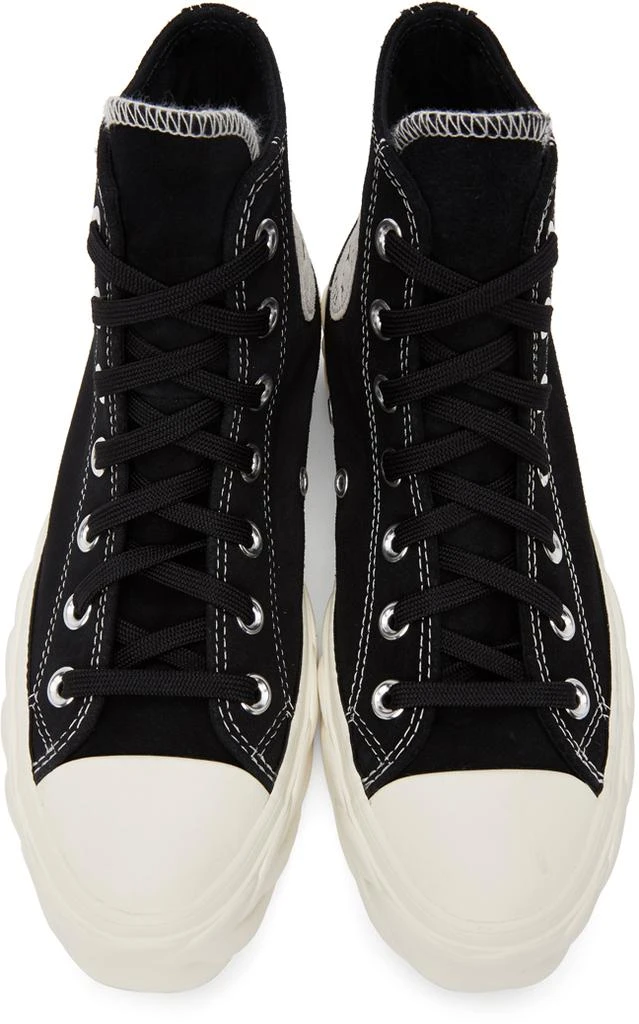 商品Converse|Black Suede Cable Chuck Lift High Sneakers,价格¥400,第5张图片详细描述