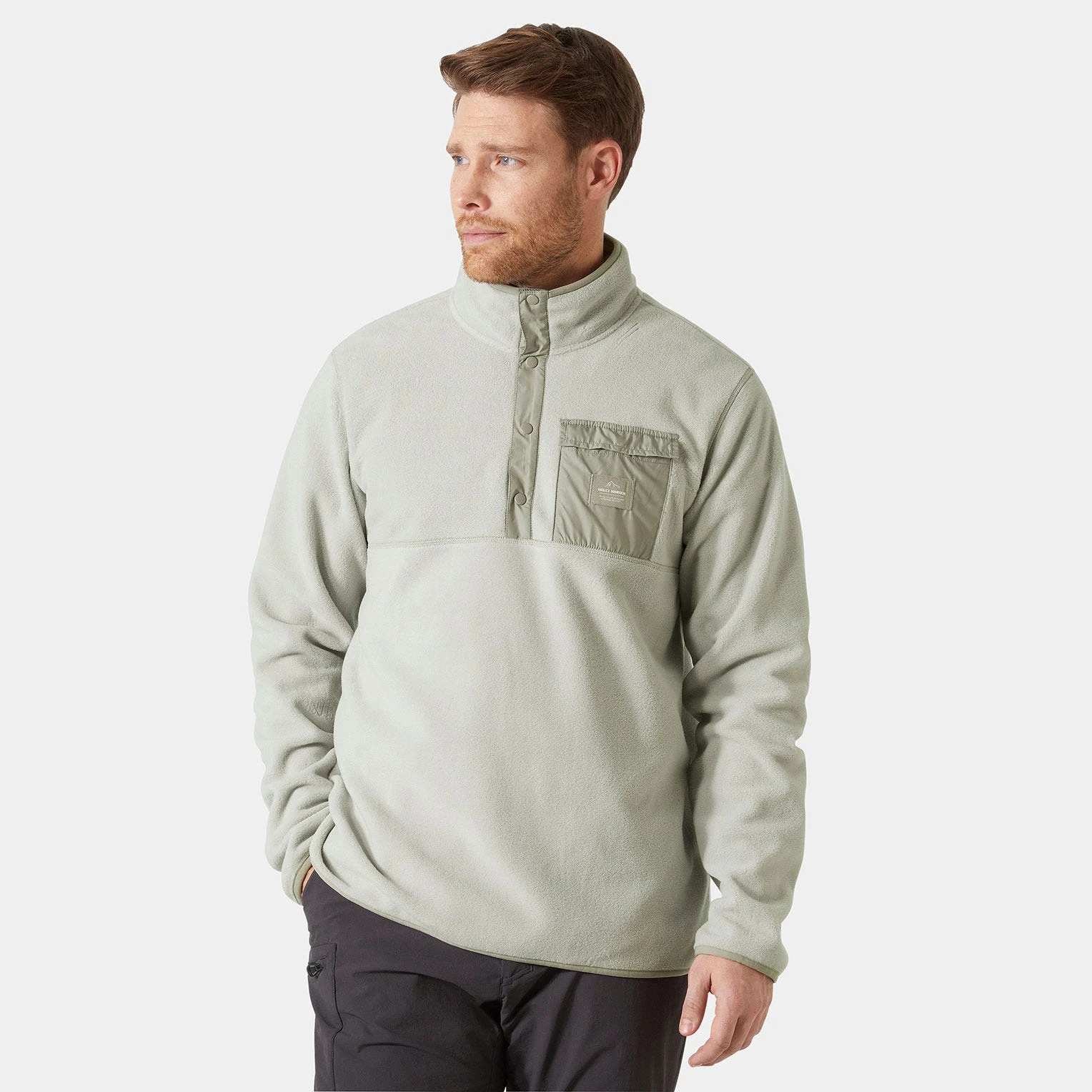 商品【商品预售7天】 Helly Hansen|Helly Hansen 男士户外软壳衣 63164917MELLOWGREY 灰色,价格¥2219,第1张图片