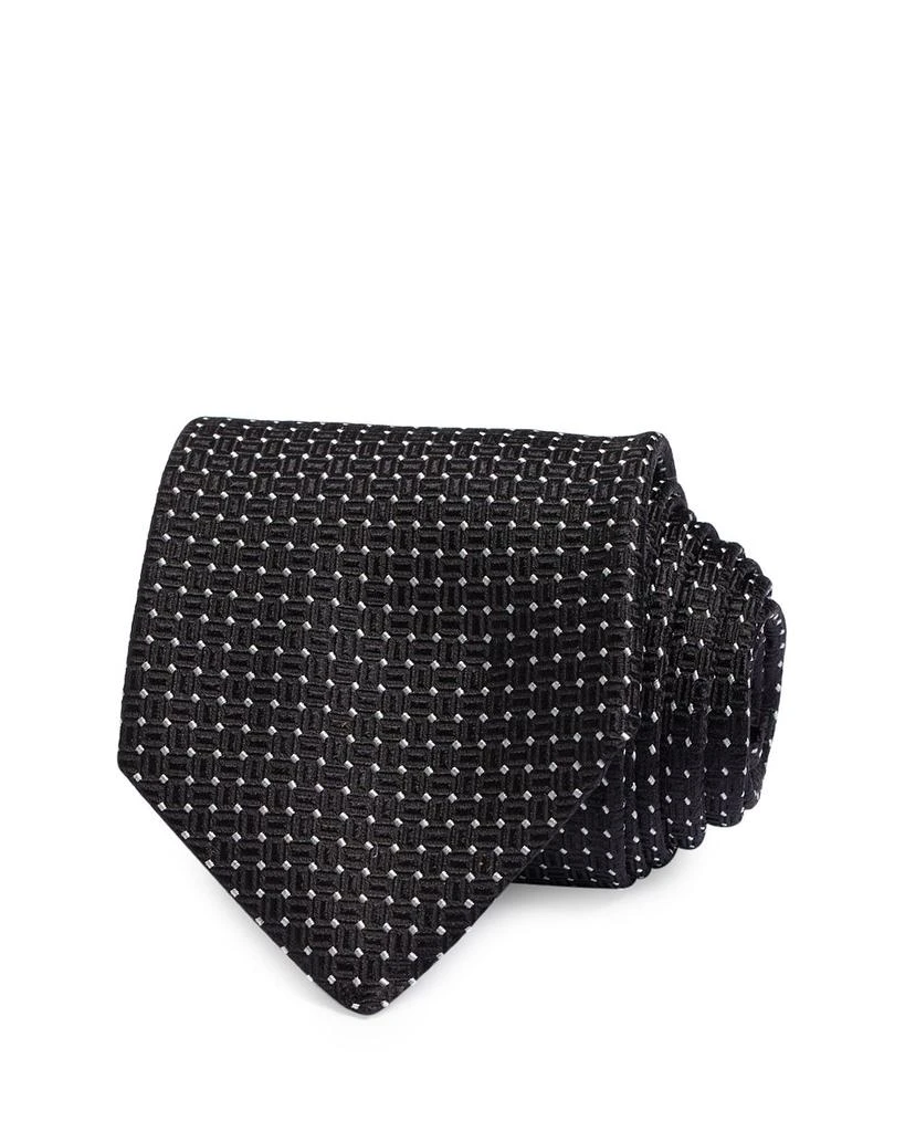 商品David Donahue|Classic Grid Silk Tie,价格¥1012,第1张图片