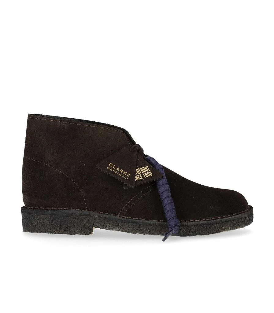 商品Clarks|CLARKS DARK BROWN SU DE DESERT BOOT,价格¥1296,第1张图片