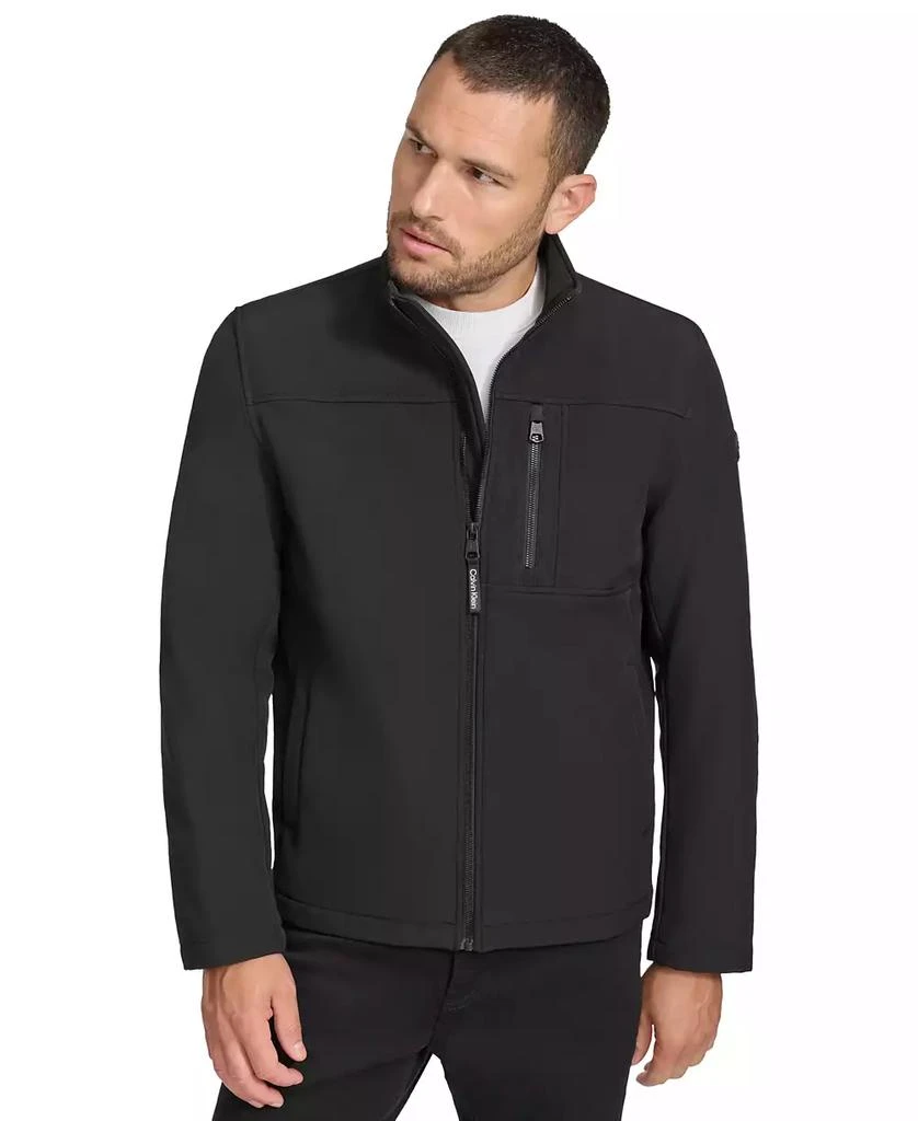 商品Calvin Klein|Men's Infinite Stretch Soft Shell Jacket,价格¥395,第1张图片