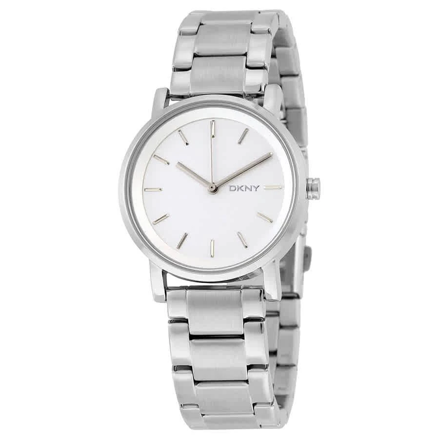 商品DKNY|Soho White Dial Stainless Steel Ladies Watch NY2342,价格¥526,第1张图片