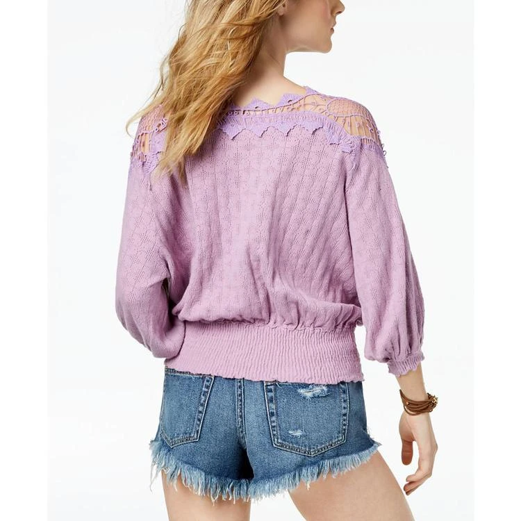 商品Free People|Lace-Trim Peasant Sweater,价格¥299,第2张图片详细描述