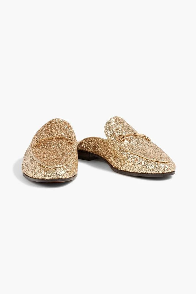 商品Sam Edelman|Linnie embellished glittered leather slippers,价格¥315,第2张图片详细描述