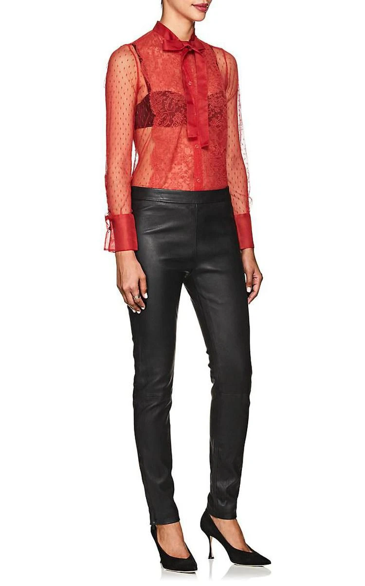 商品Valentino|Sheer Swiss Dot Blouse,价格¥2892,第3张图片详细描述