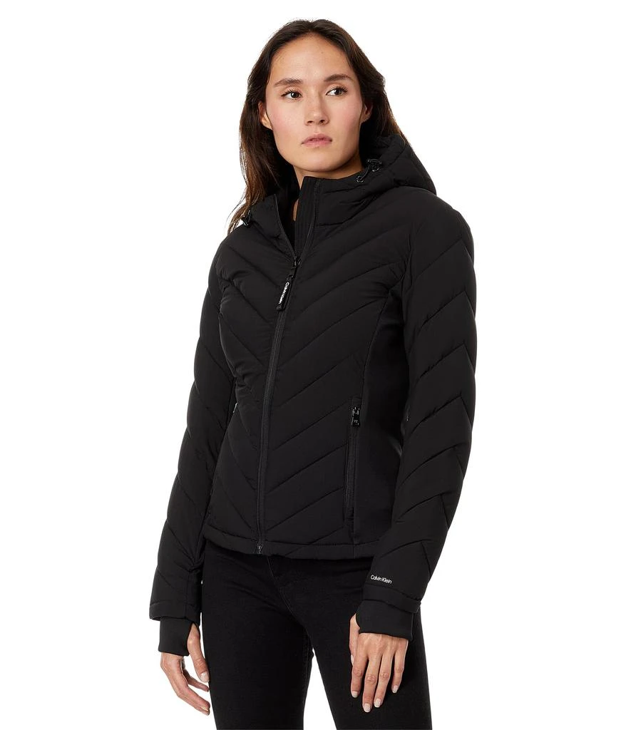 商品Calvin Klein|Scuba Side Lightweight Puffer,价格¥817,第1张图片