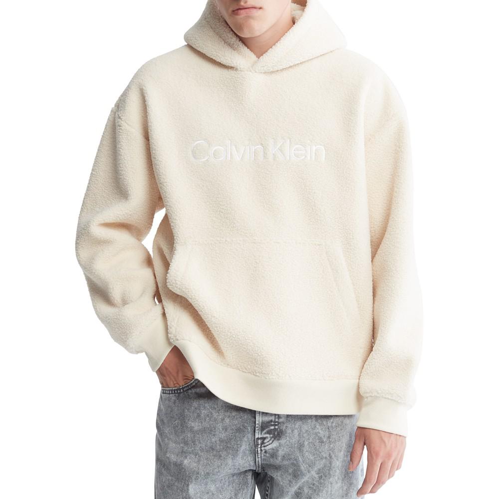 Men's Relaxed Fit Long-Sleeve Pullover Logo Hoodie商品第1张图片规格展示