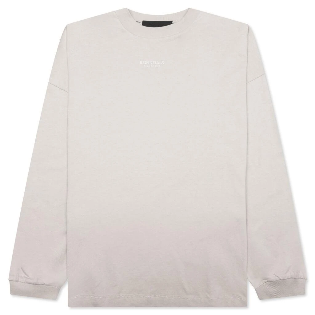 商品Essentials|Essentials L/S Tee - Silver Cloud,价格¥443,第1张图片