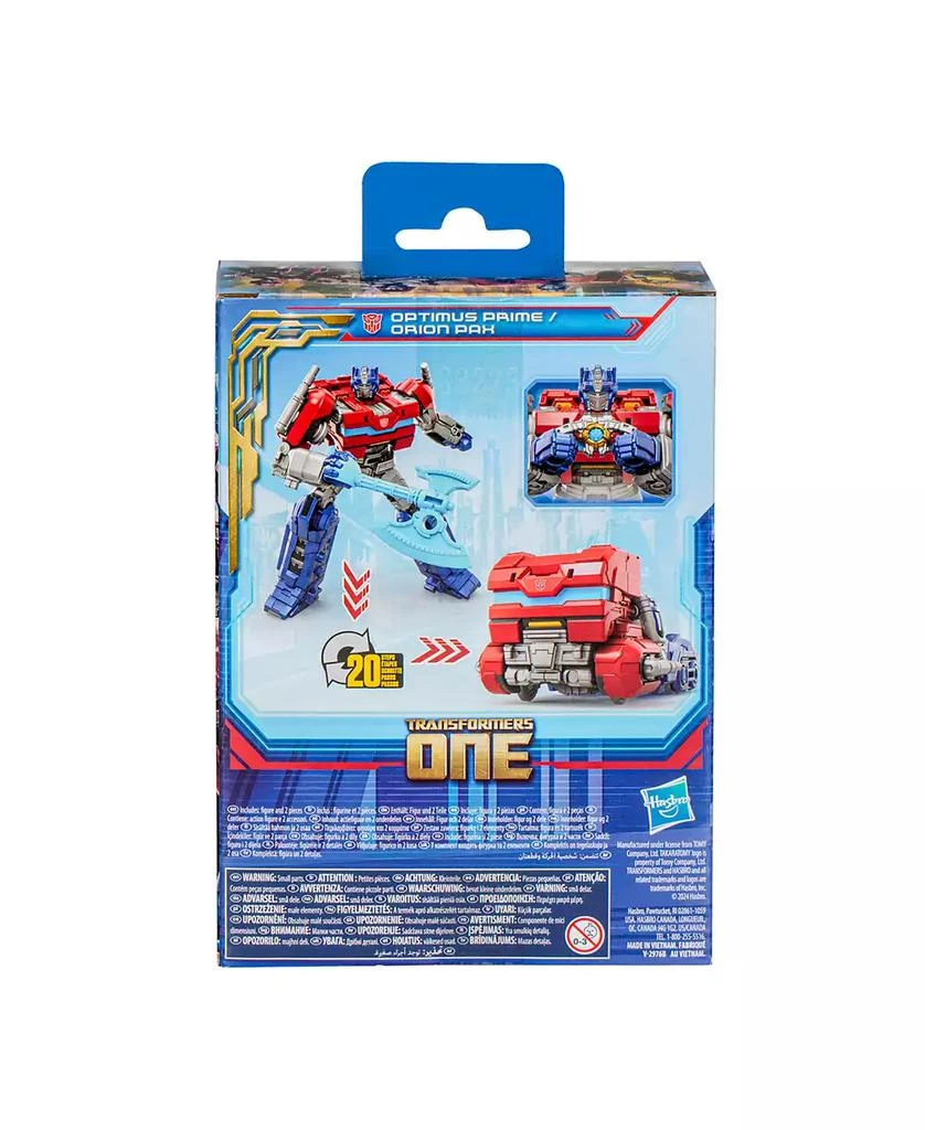 商品Transformers|One Prime Changer Optimus Prime Orion Pax Action Figure,价格¥113,第4张图片详细描述