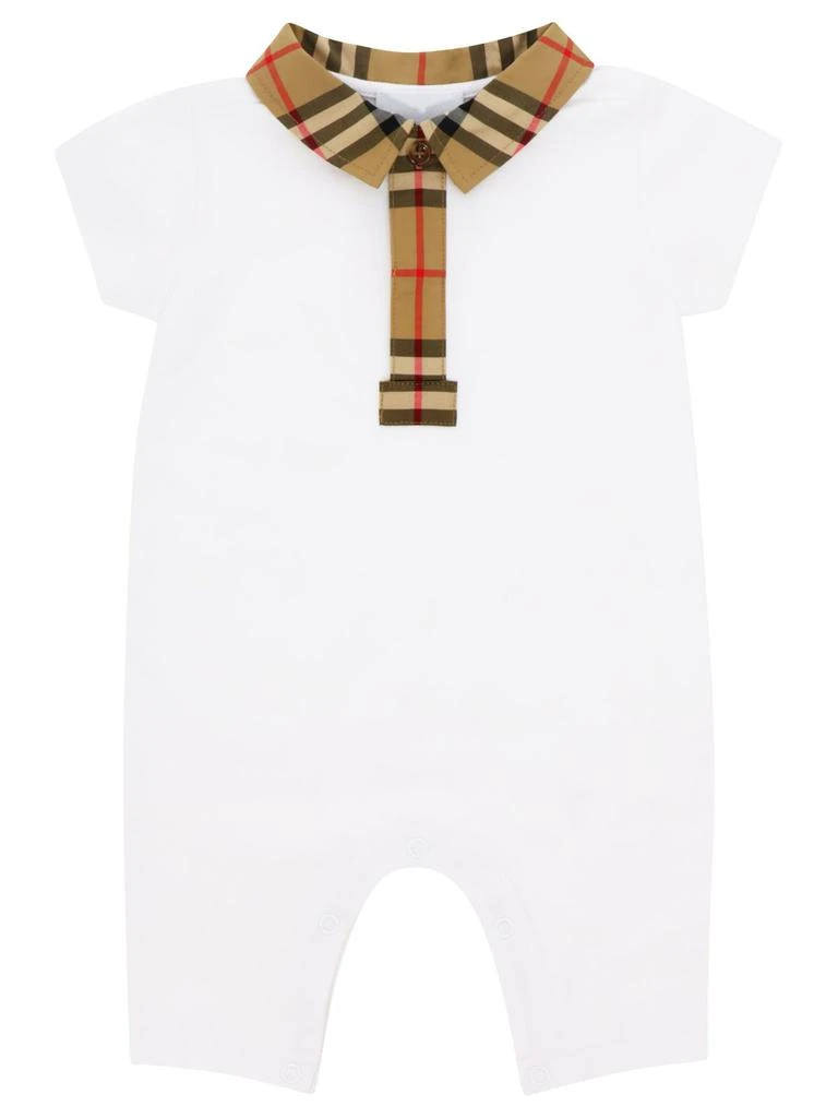商品Burberry|Burberry Kids Logo Patch Short-Sleeved Pyjamas,价格¥908,第1张图片