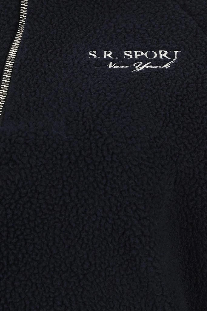 商品Sporty & Rich|Dark blue pile sweatshirt,价格¥1292,第2张图片详细描述