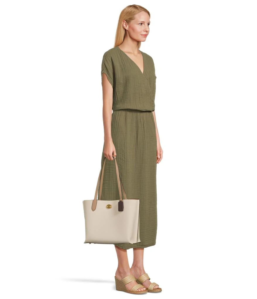 Color-Block Leather Willow Tote 商品