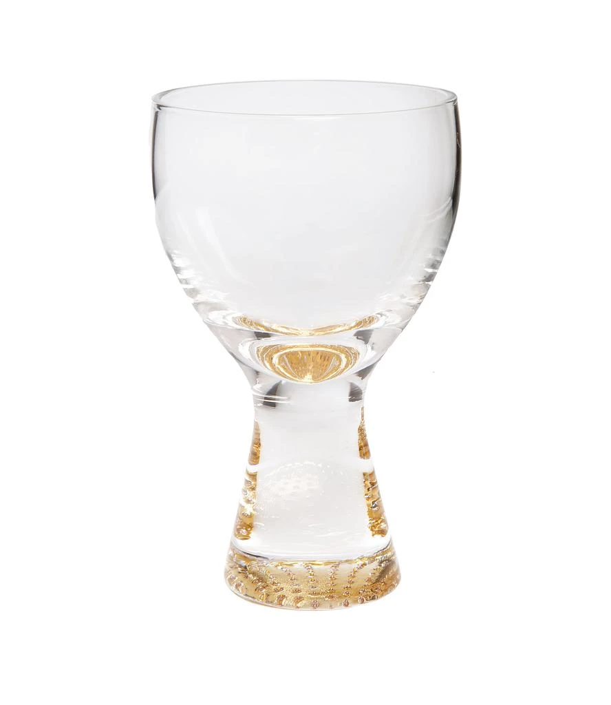 商品Classic Touch Decor|Set of 6 Water Glasses with Gold Reflection Base,价格¥936,第1张图片