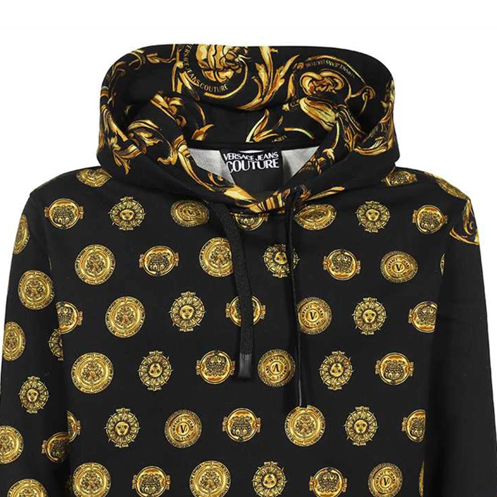 VERSACE JEANS COUTURE 黑色男士卫衣/帽衫 72GAI3H1-FS030-G89 商品