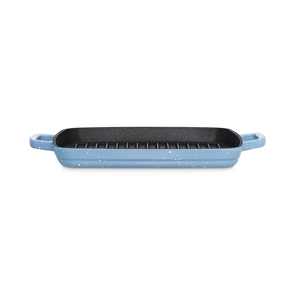 商品Martha Stewart|CLOSEOUT!  Speckle Enameled Cast Iron Grill Pan, Created for Macy's,价格¥124,第3张图片详细描述
