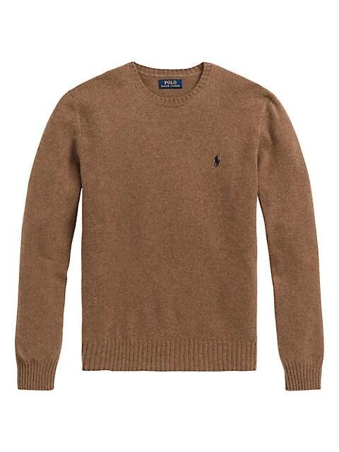 商品Ralph Lauren|Wool-Cashmere Crewneck Sweater,价格¥869,第1张图片