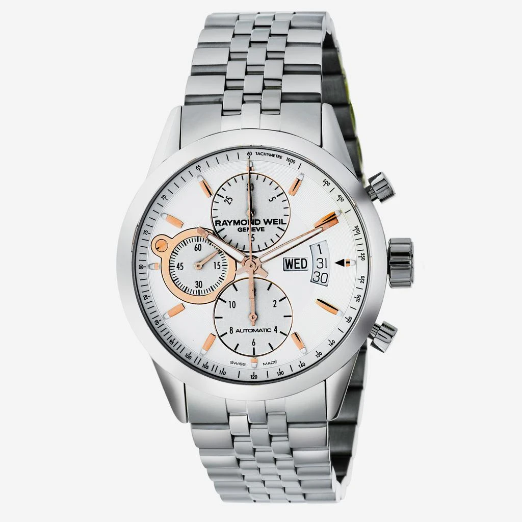 商品Raymond Weil|Raymond Weil Freelancer Chronograph Men's Automatic Watch 7730-ST-65025,价格¥9565,第1张图片